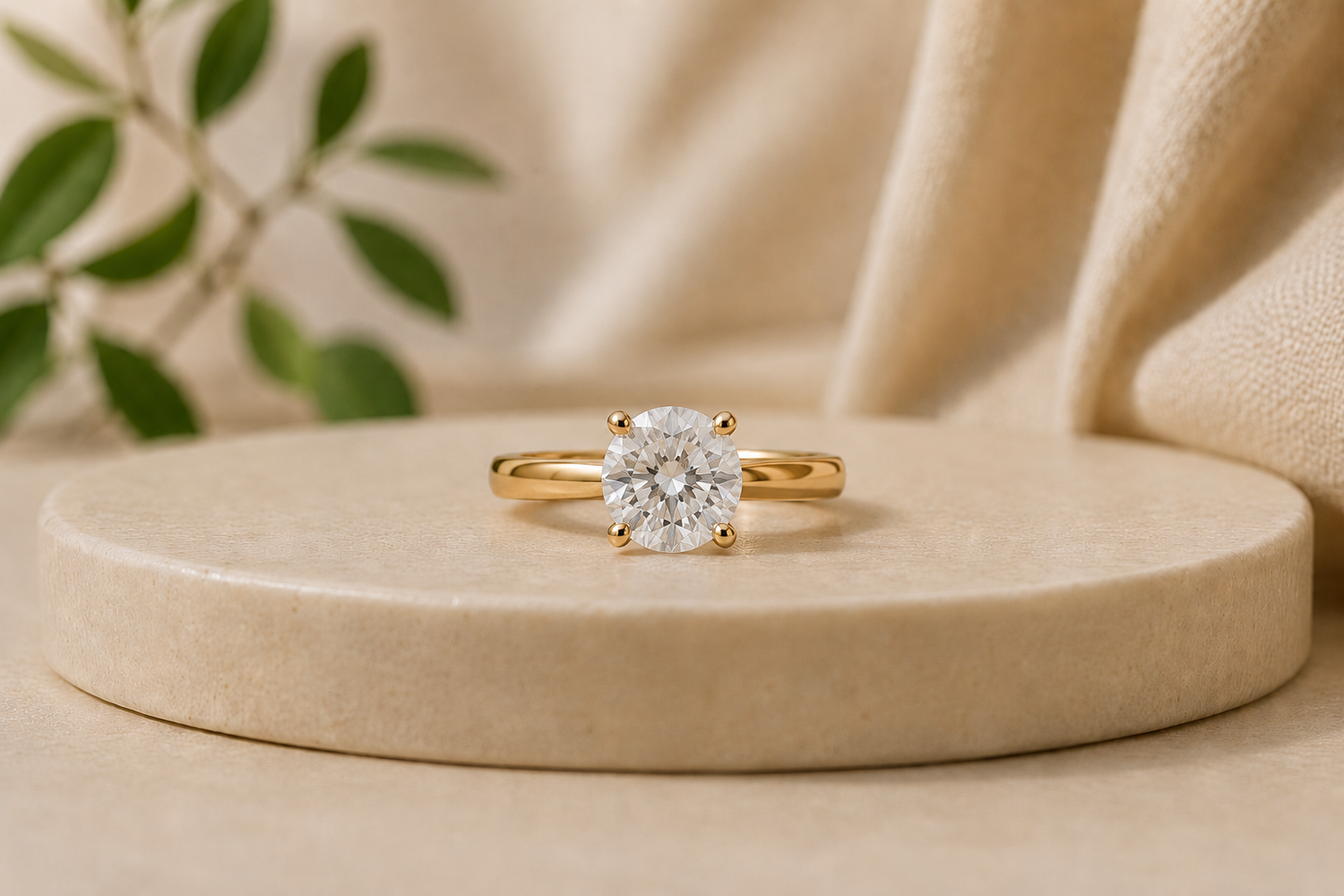 3D Printable Round Solitaire rings US Sizes 3 - 13